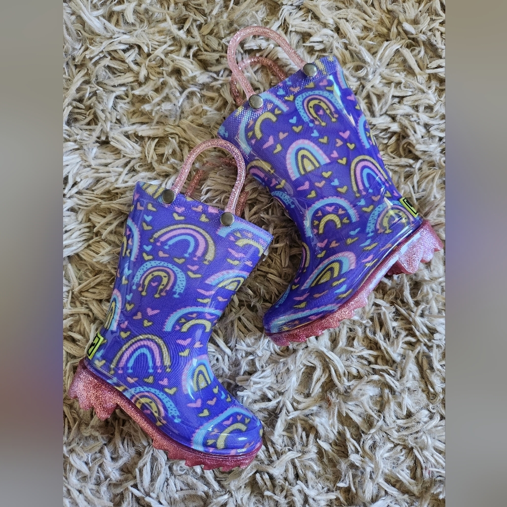 Little girls rainboots